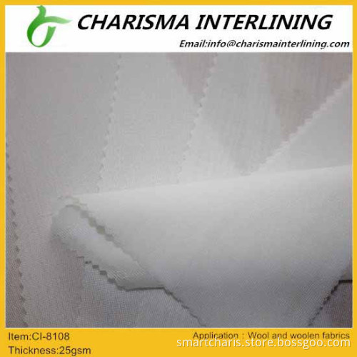 China woven fusible interlining 8108